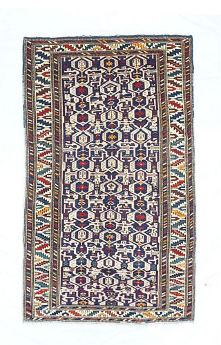 Antique Konaghand Rug, 2'7" x 4’8" (0.79 x 1.42 M)