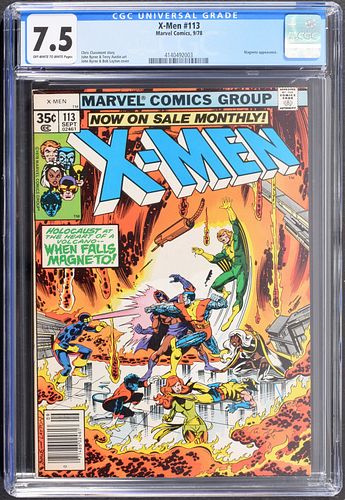 Marvel Comics X-MEN #113, CGC 7.5