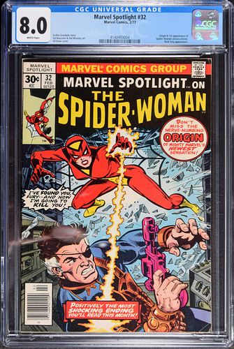 Marvel Comics MARVEL SPOTLIGHT ON THE SPIDER-WOMAN #32, CGC 8.0