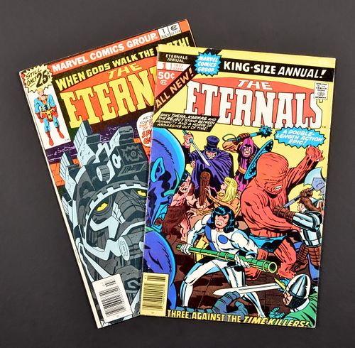 2 Marvel Comics, The Eternals #1 & The Eternals ANNUAL #1