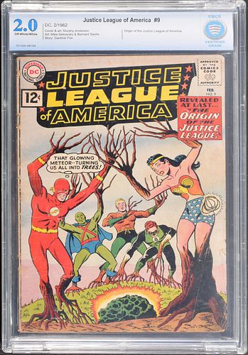 DC Comics JUSTICE LEAGUE OF AMERICA #9, CBCS 2.0