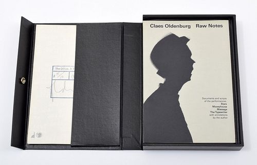 Claes Oldenburg "Raw Notes" Book, Deluxe Edition