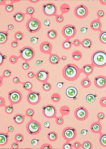 Takashi Murakami "Jellyfish Eyes" Wallpaper