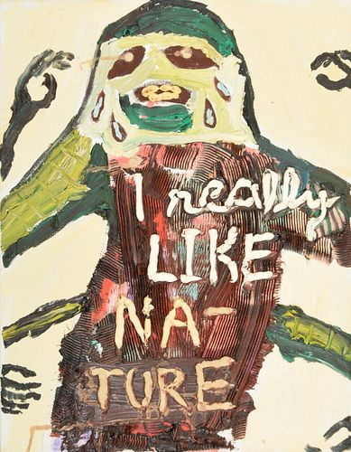 Kineko Ivic "I Really Like Na-ture" Painting
