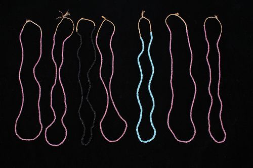 Pink, Sky Blue, Black Padre Trade Bead Collection