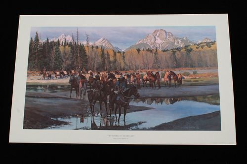 Gary Carter Print "The Parting Of The Brigade"