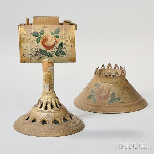 Paint-decorated Oil Lamp