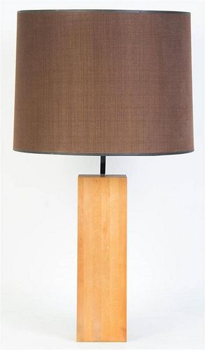 * A Danish Table Lamp, Height 31 inches.
