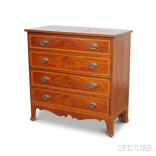 Federal-style Inlaid Mahogany Chest of Drawers