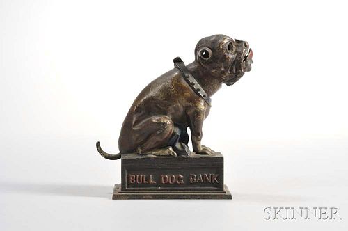 J. & E. Stevens "Bull Dog" Mechanical Bank