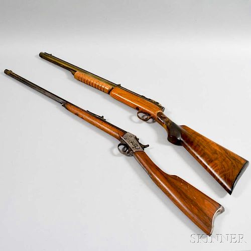 Remington Model 2 Sporting Rifle .22 and a Benjamin Franklin Air Rifle