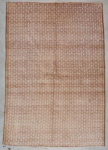Mid 20th C. Turkish Pile Carpet: 6'5'' x 9'4'' (196 x 284 cm)