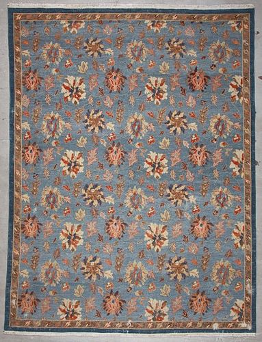 Vintage Sumak Floral Rug: 8'9'' x 11'6'' (267 x 351 cm)