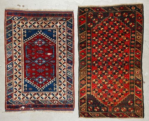 2 Vintage Turkish Village Rugs