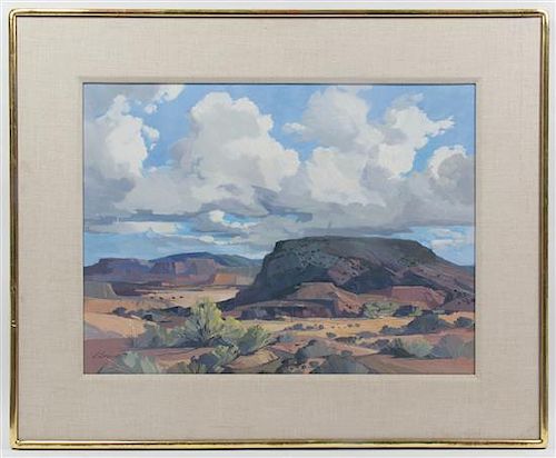 * Laurence Philip Sisson, (American, b. 1928), Desert Mesa