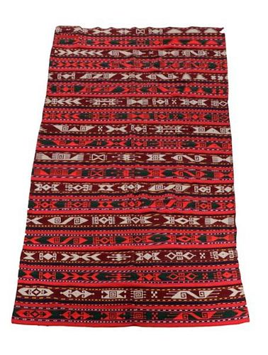 Hand Woven Persian Kilim Rug -  5' 4". x 10' 5".