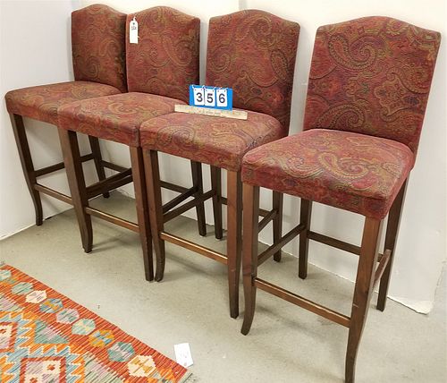 LOT 4 UPHOLS. COUNTER CHAIRS