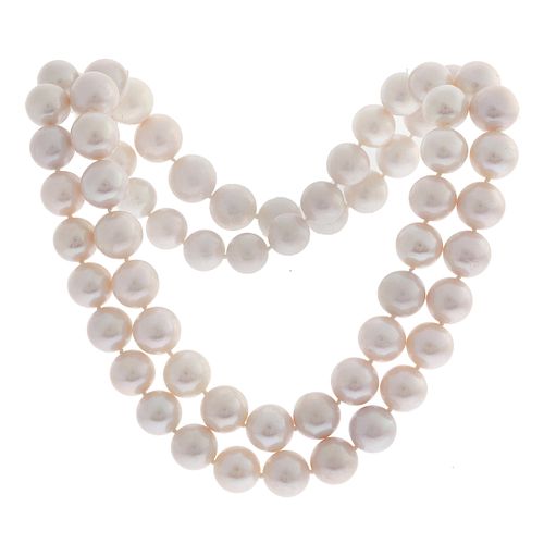 Continuous South Sea Cultured Pearl Necklace