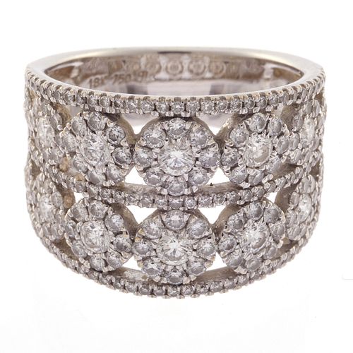 Diamond, 18k White Gold Ring