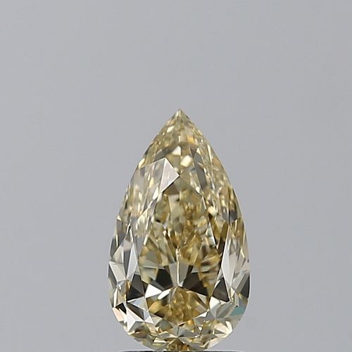2.00 ct, Natural Fancy Brownish Yellow Even Color, VS2, Pear cut Diamond (GIA Graded), Appraised Value: $23,400 