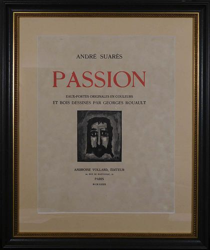 Georges Aubert after Georges Rouault: Andre Suares Passion Cover