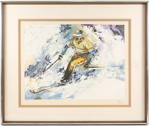 Wayland Moore "Skier" Limited Ed. Signed Serigraph