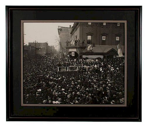 Outstanding Photograph of William Howard Taft Debating William Jennings Bryan 