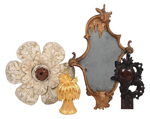 Four Assorted Decorative Elements 