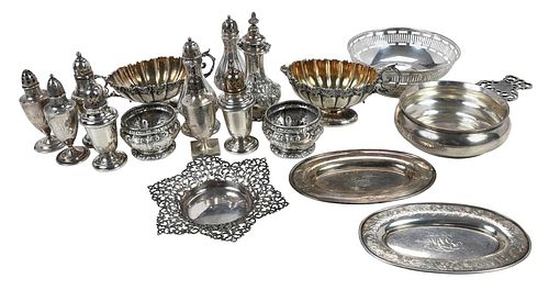 18 Sterling Table Items 