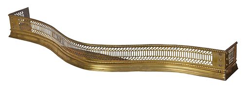 George III Brass Serpentine Pierced Fender
