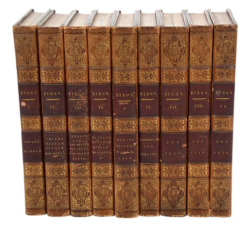 The Works of Lord Byron, Nine Volumes 