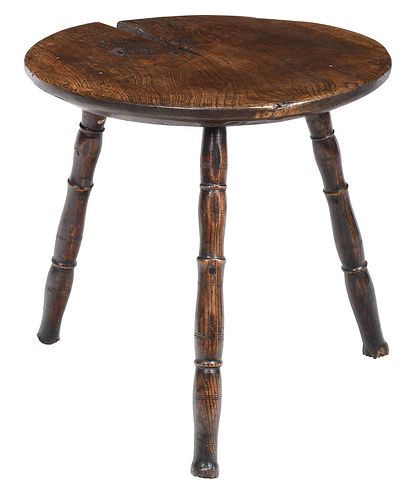 Early English Elm Cricket Table