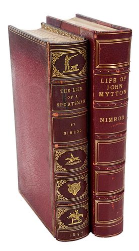 Two Leather Bound Titles by Nimrod 