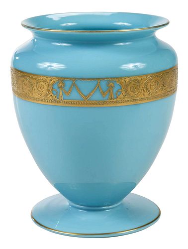Bohemia Opaline Glass Vase