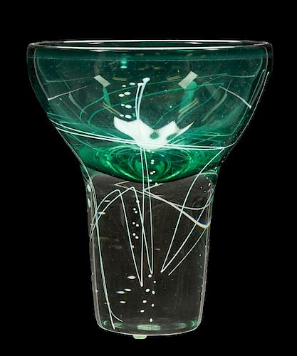 Line Series Art Glass Vase by Mark J. Sudduth