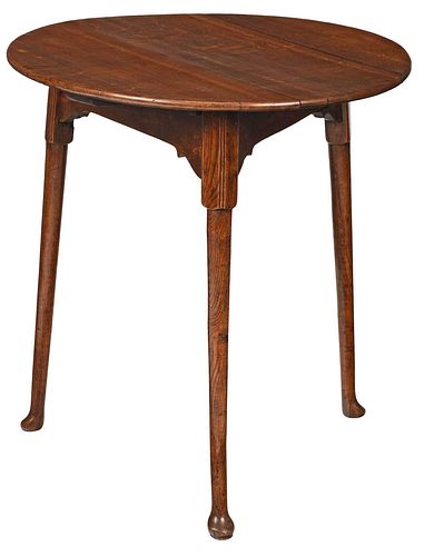 Early British Oak Cricket Table