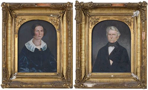 Pair of Portrait Miniatures, Fine Frames