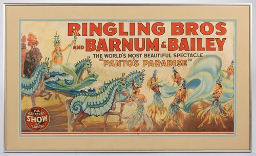 RINGLING BROTHERS AND BARNUM & BAILEY CIRCUS POSTER