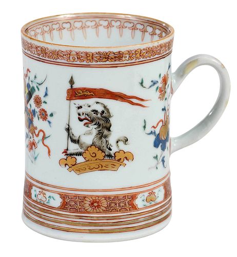 *Chinese Export Armorial Porcelain Mug, Bromley