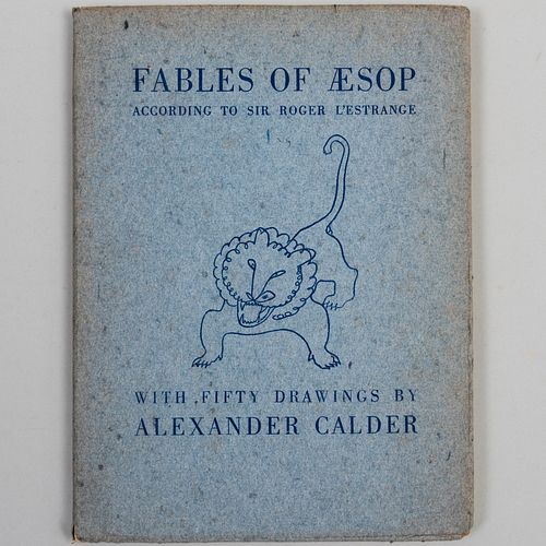 Fables of Aesop, New York: Harrison of Paris, Minton , Balch and Company, 1931