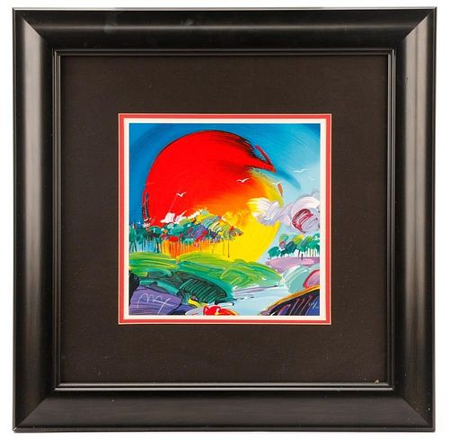 Peter Max "Without Borders" Limited Ed. Serigraph