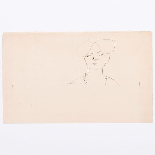 Henri Matisse (1869-1954): Tete de femme
