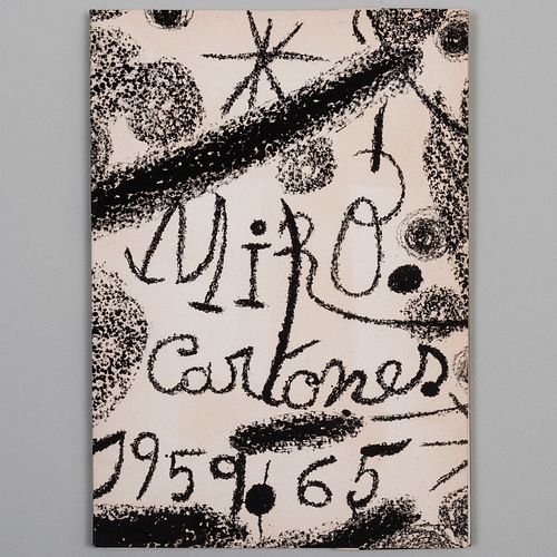Joan Miró  (1893-1983): Cartones