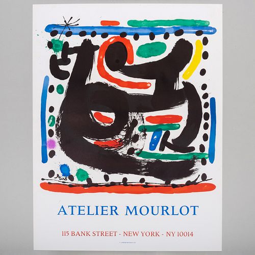 Joan Miró (1893-1983): Poster for the Opening of the Atelier Mourlot in New York