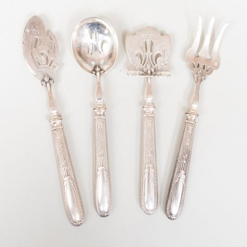 Set of Four French Servers