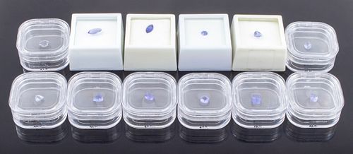 11.7 Cttw. Collection of Loose Mixed-Cut Tanzanite