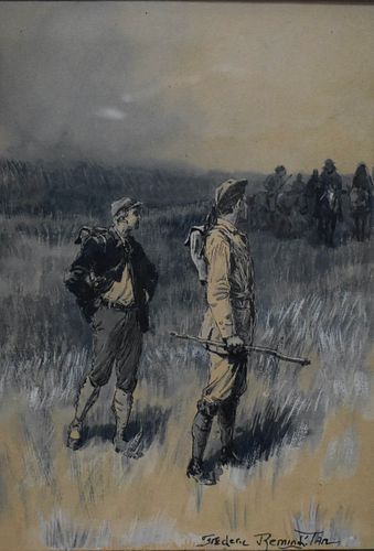 Attributed to: Frederic Remington, 1861-1909