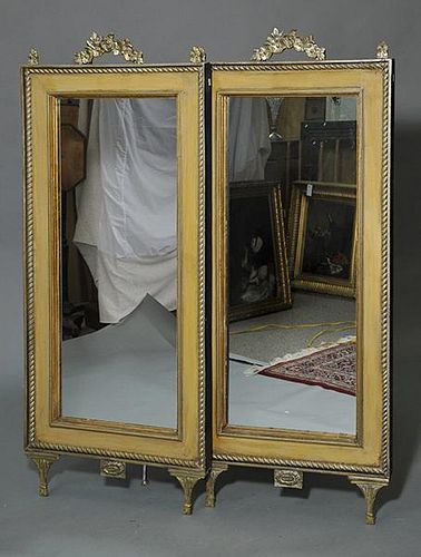 Pair of decorative pier mirrors