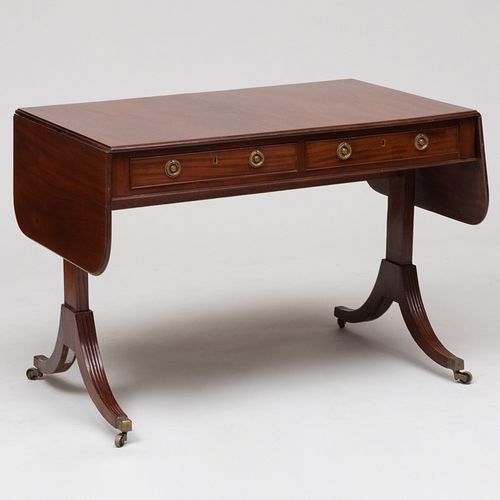 Late George III Mahogany Sofa Table