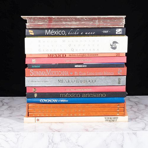 Libros sobre Arte Mexicano. Los Escultores Mestizos del Barroco Novohispano / México Barroco. Piezas: 34.